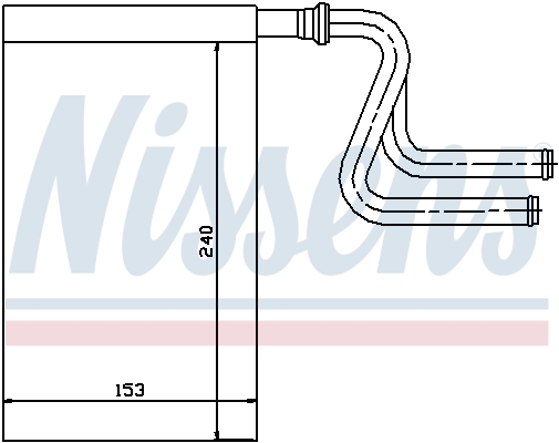 Nissens Kachelradiateur 71745