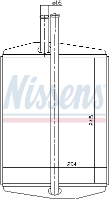 Nissens Kachelradiateur 71748