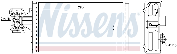 Nissens Kachelradiateur 71803