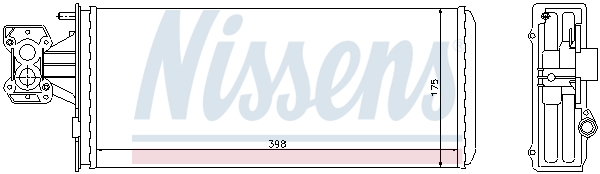 Nissens Kachelradiateur 71804