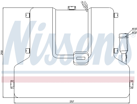 Nissens Kachelradiateur 71904