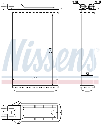 Nissens Kachelradiateur 71942