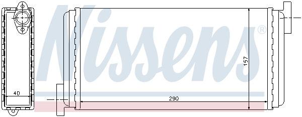 Nissens Kachelradiateur 72002