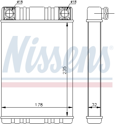 Nissens Kachelradiateur 72028