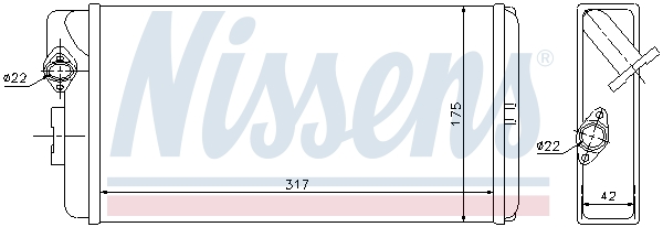 Nissens Kachelradiateur 72035