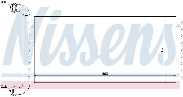 Nissens Kachelradiateur 72037