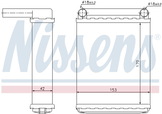 Nissens Kachelradiateur 72038