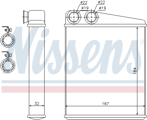 Nissens Kachelradiateur 72047