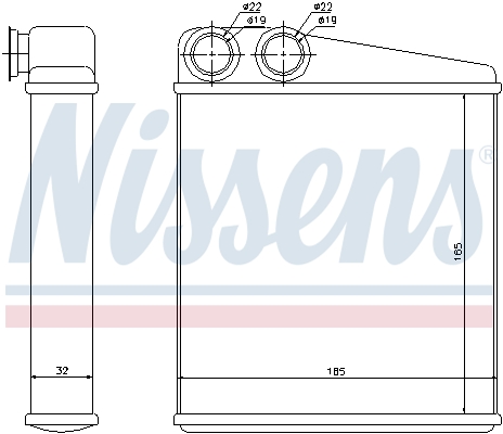 Nissens Kachelradiateur 72206