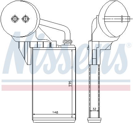 Nissens Kachelradiateur 72207