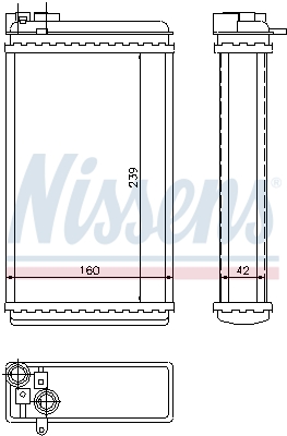 Nissens Kachelradiateur 726461