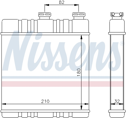 Nissens Kachelradiateur 72660