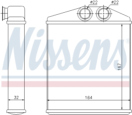 Nissens Kachelradiateur 72661