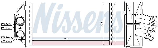 Nissens Kachelradiateur 72944