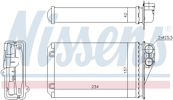 Nissens Kachelradiateur 72946