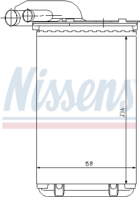 Nissens Kachelradiateur 73252