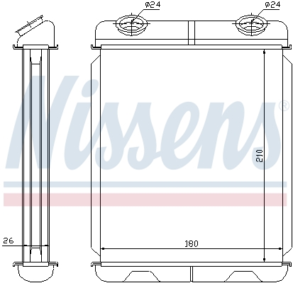 Nissens Kachelradiateur 73341