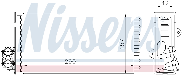 Nissens Kachelradiateur 73356