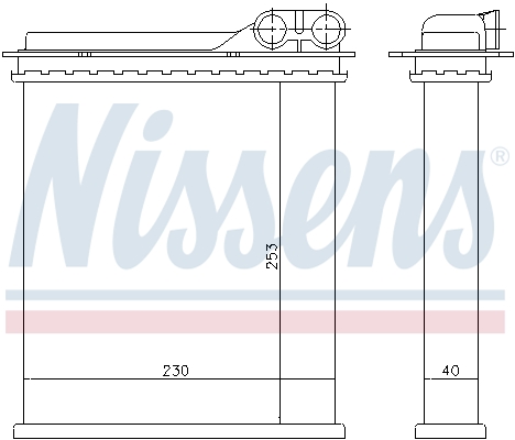 Nissens Kachelradiateur 73363