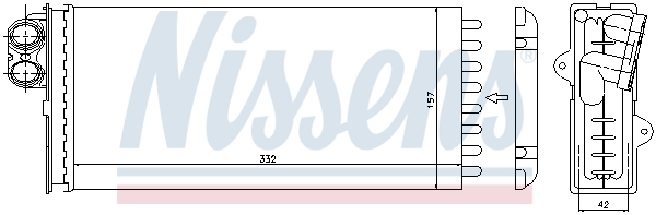 Nissens Kachelradiateur 73375