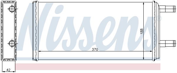 Nissens Kachelradiateur 73621
