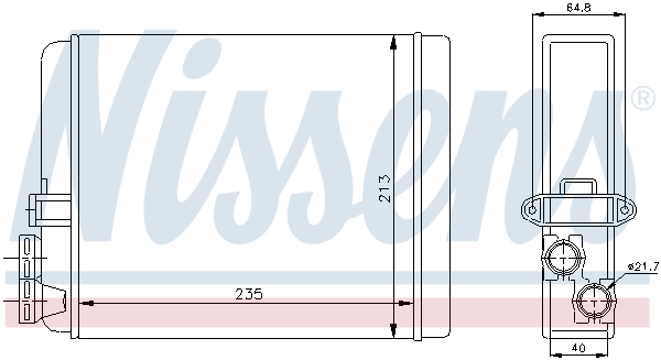 Nissens Kachelradiateur 73641