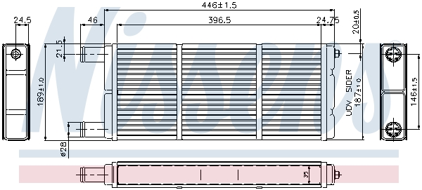 Nissens Kachelradiateur 73646