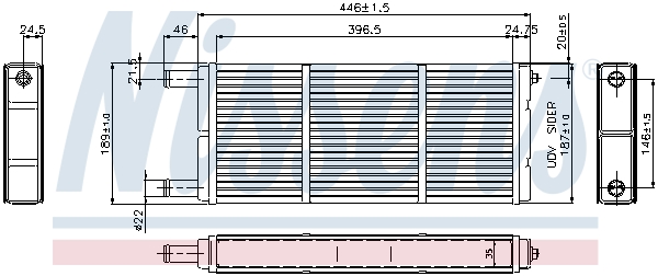 Nissens Kachelradiateur 73647