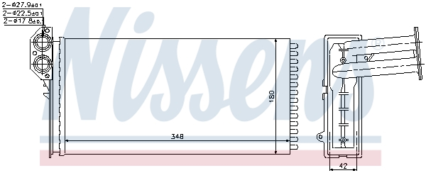 Nissens Kachelradiateur 73941