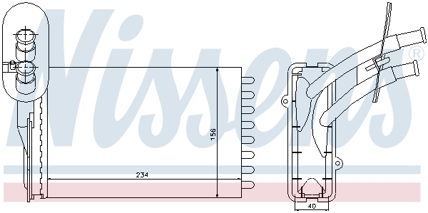 Nissens Kachelradiateur 73961