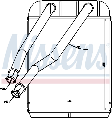 Nissens Kachelradiateur 73975