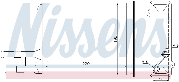 Nissens Kachelradiateur 73984