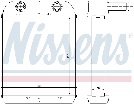 Nissens Kachelradiateur 77504