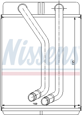 Nissens Kachelradiateur 77507