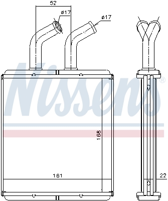 Nissens Kachelradiateur 77514