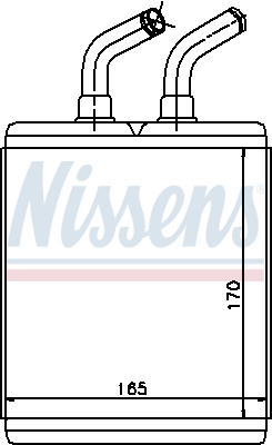 Nissens Kachelradiateur 77515