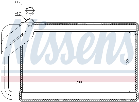 Nissens Kachelradiateur 77532