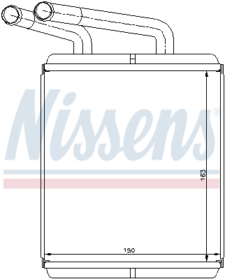 Kachelradiateur Nissens 77617