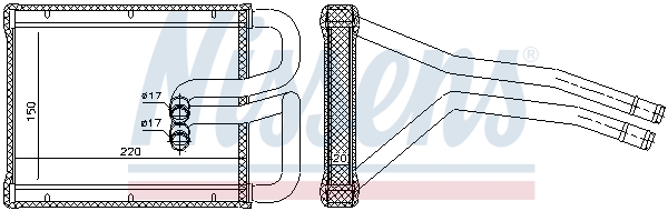 Nissens Kachelradiateur 77642