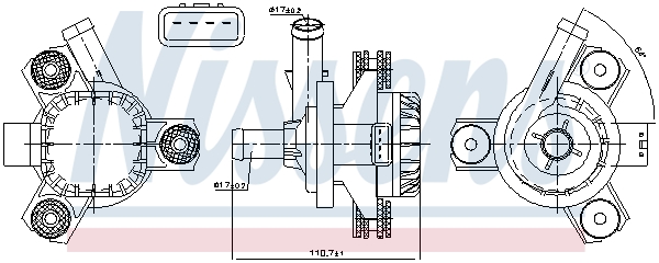 Nissens Waterpomp 831058