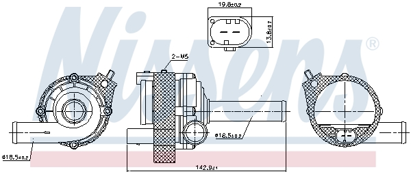 Nissens Waterpomp 831077