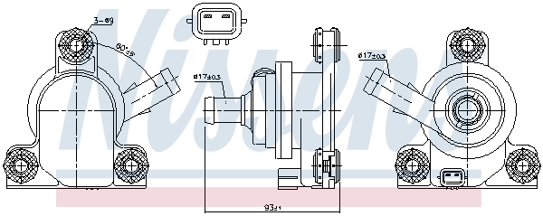 Nissens Waterpomp 831078