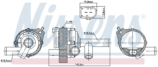 Nissens Waterpomp 831080