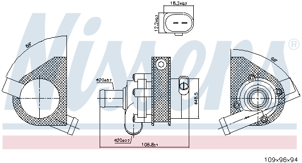 Nissens Waterpomp 831081