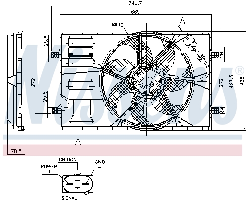 Nissens Koelventilatorwiel 850033