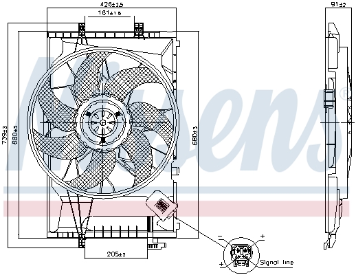 Nissens Koelventilatorwiel 850078