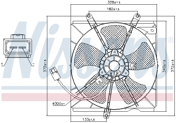 Nissens Ventilatorwiel-motorkoeling 85012