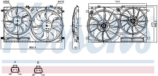 Nissens Koelventilatorwiel 850142