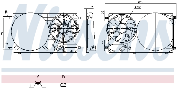 Nissens Koelventilatorwiel 850143