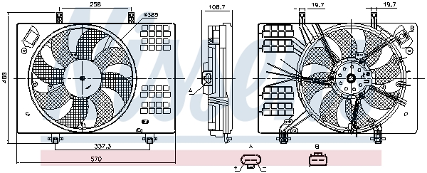 Nissens Koelventilatorwiel 850147